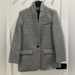 NWT j. crew herringbone oversized wool blazer jacket sz 00